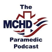 The MCHD paramedic podcast logo