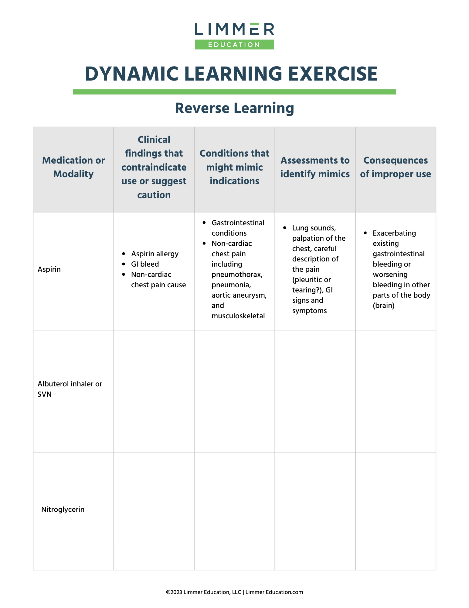 Reverse Learning-DLE