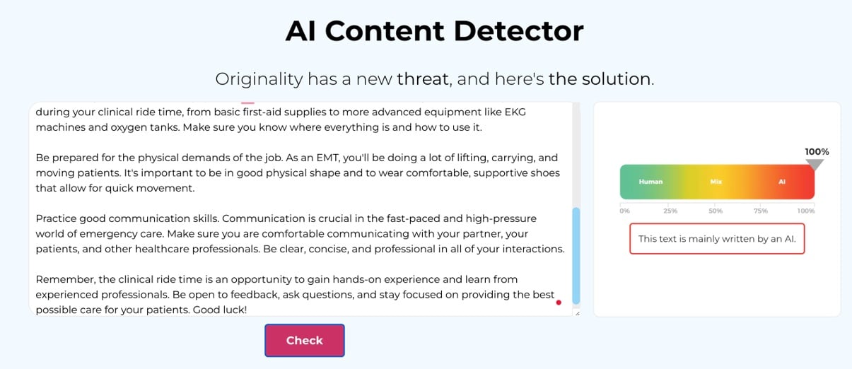 crossplag-ai-detector-example-AI