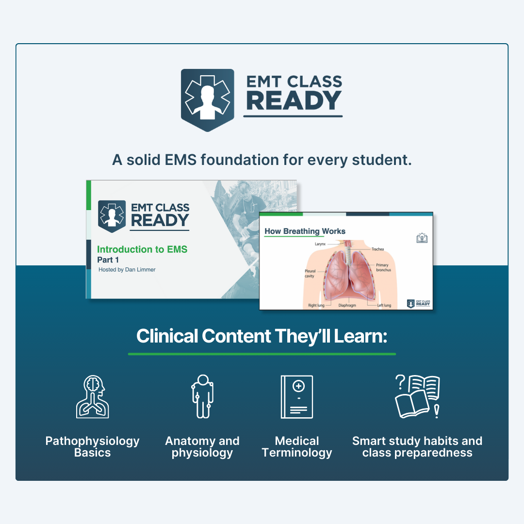 EMT Class Ready_What to learn before EMT class EMT Class Ready_What to learn before EMT class