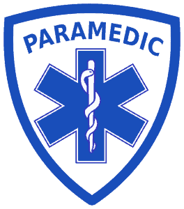 Paramedic patch in blue