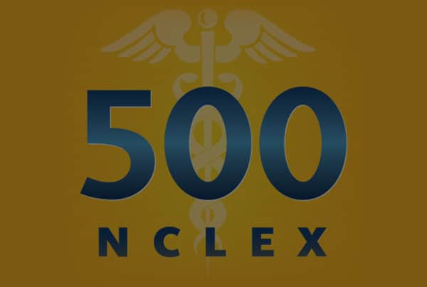 500 NCLEX logo/icon featured
