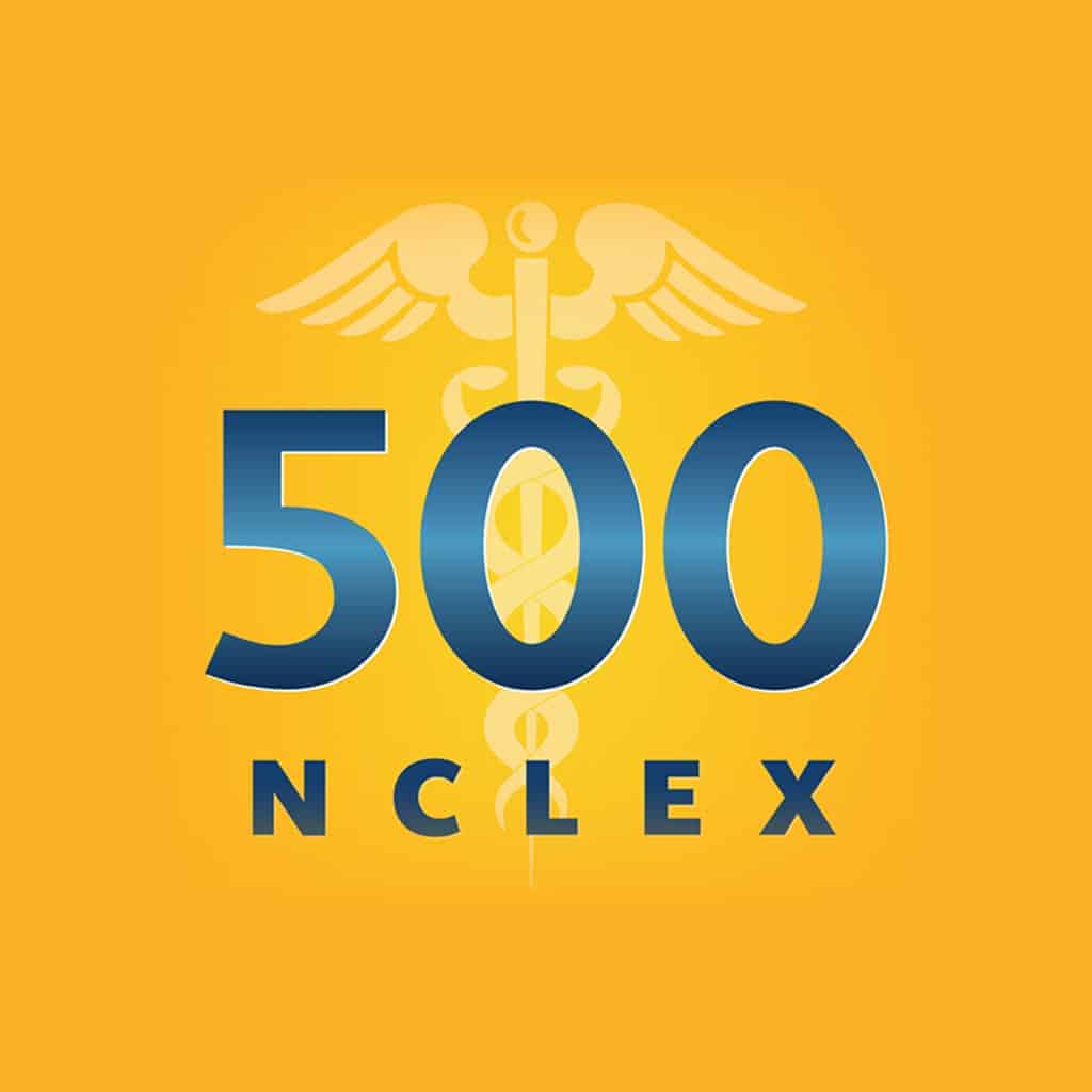 500 NCLEX logo/icon
