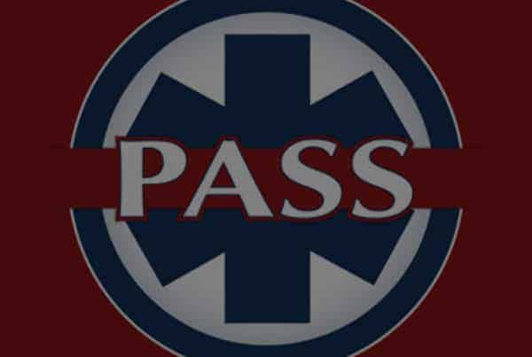 EMT PASS logo/icon featured