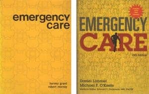 covers of emergency care ed. 1 and 13