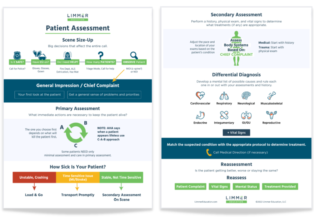 Patient Assessment Flow Chart Limmer Education, LLC